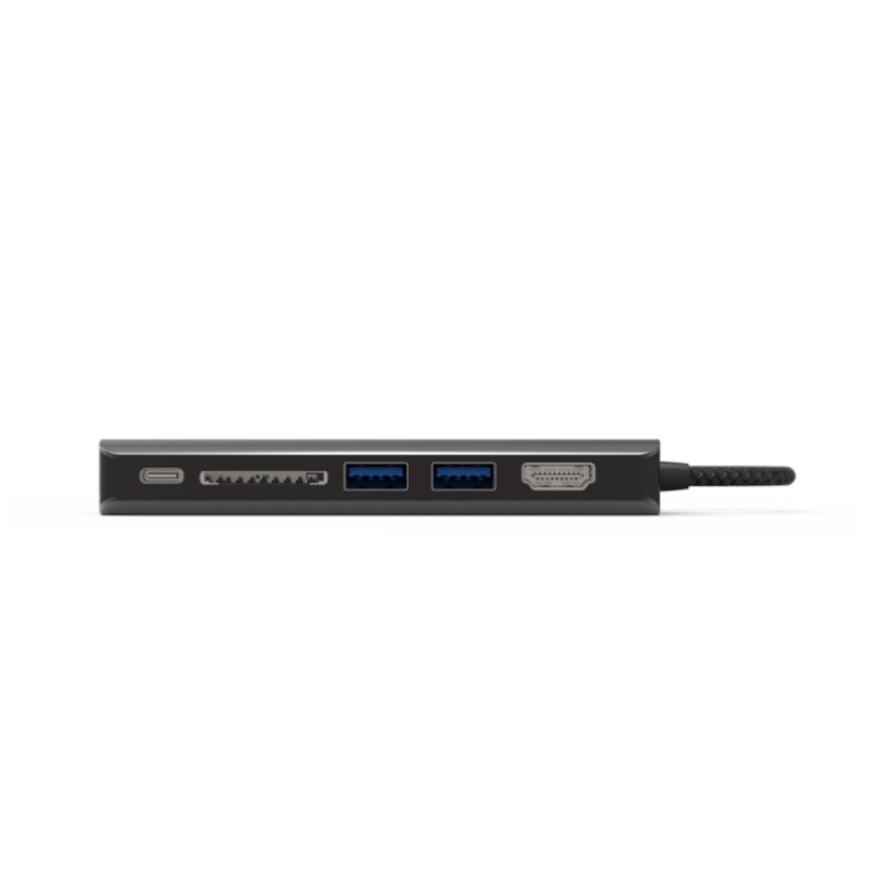อะแดปเตอร์ Feeltek Portable 6 in 1 USB-C Hub Black