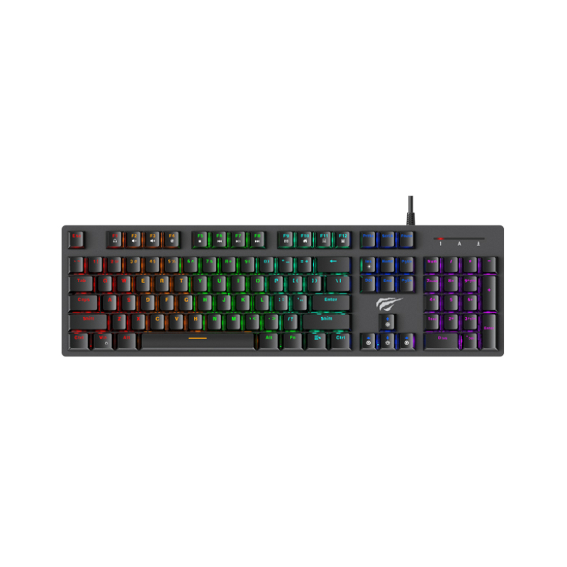 คีย์บอร์ด Havit Gamenote KB858L Mechanical Keyboard คีย์บอร์ด Havit Gamenote KB858L Mechanical Keyboard