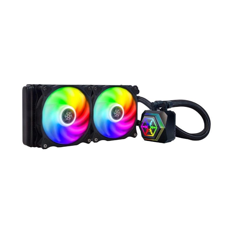 ชุดน้ำ Silver Stone Permafrost PF240 ARGB Liquid Cooler ชุดน้ำ Silver Stone Permafrost PF240 ARGB Liquid Cooler