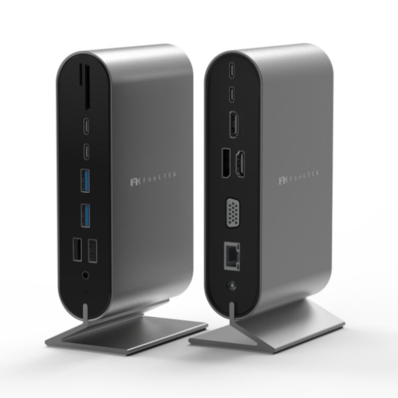 อะแดปเตอร์ Feeltek Mega 16-IN-1 USB-C Docking Station Black