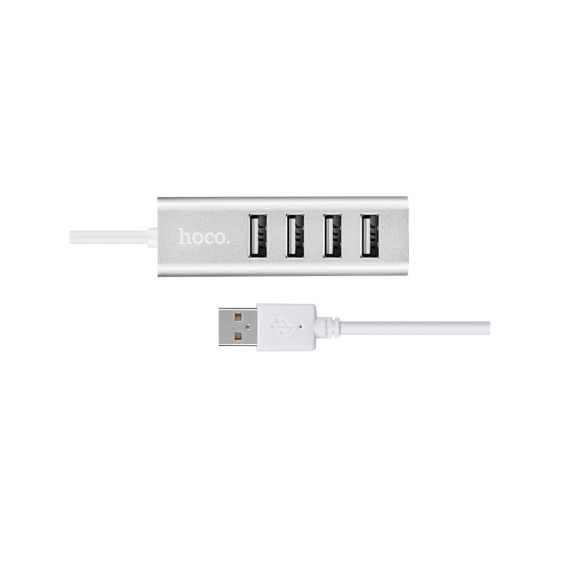 อะแดปเตอร์ Hoco HB1 USB Hub 4-Port Adapter อะแดปเตอร์ Hoco HB1 USB Hub 4-Port Adapter