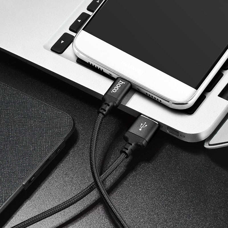 สายชาร์จ Hoco X14 Type C Cable 2M Black (1 piece)