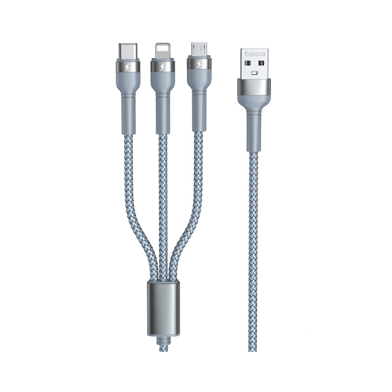 สายชาร์จ Remax (RC-124th) 3in1 1M Cable สายชาร์จ Remax (RC-124th) 3in1 1M Cable