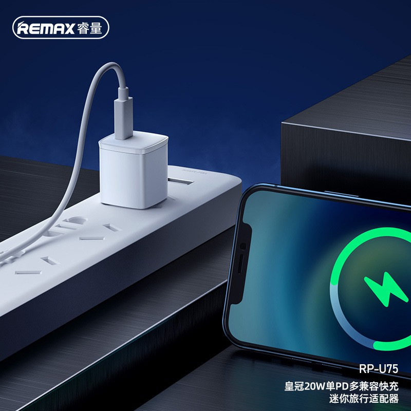 หัวชาร์จ Remax RP-U75 PD Fast USB Charger 20W