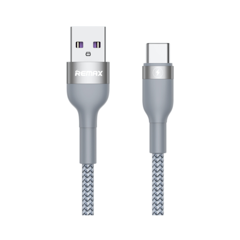 สายชาร์จ Remax Type-C (RC-173a) 1M Cable Silver 1