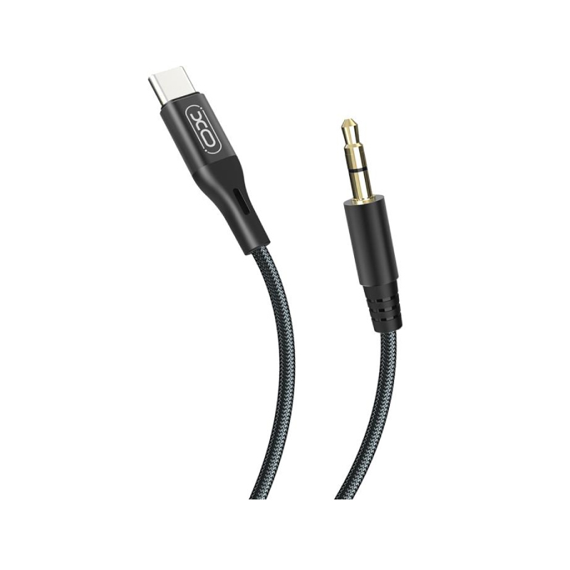 สายชาร์จ XO NBR155B Type C With 3.5mm Audio Cable 1 M Black 1