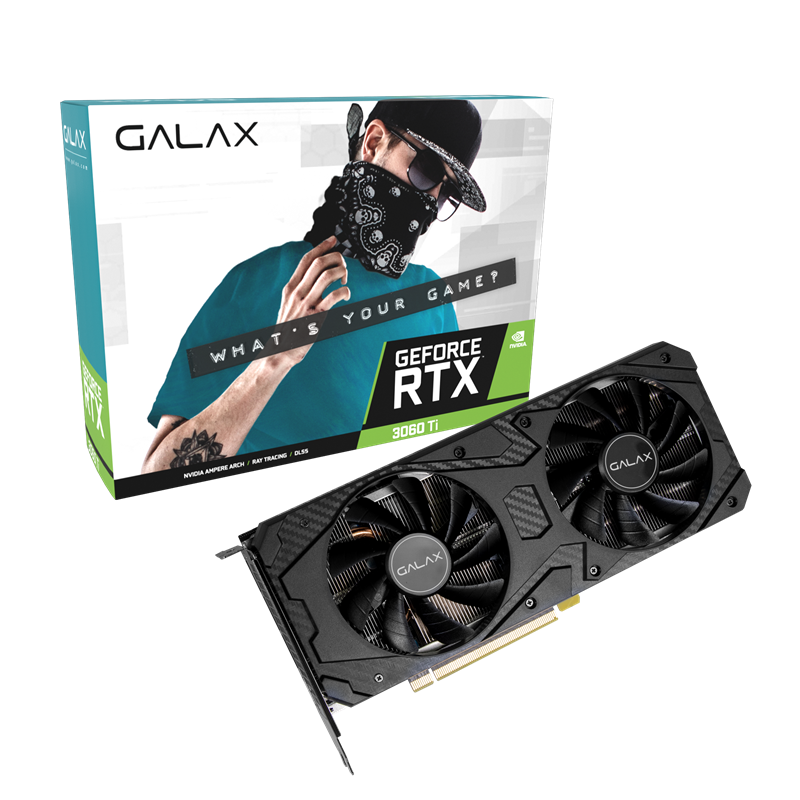 การ์ดจอ Galax Geforce RTX 3060 Ti 1-Click OC PCI-E 8GB GDDR6 256 Bit VGA (LHR) การ์ดจอ Galax Geforce RTX 3060 Ti 1-Click OC PCI-E 8GB GDDR6 256 Bit VGA (LHR)