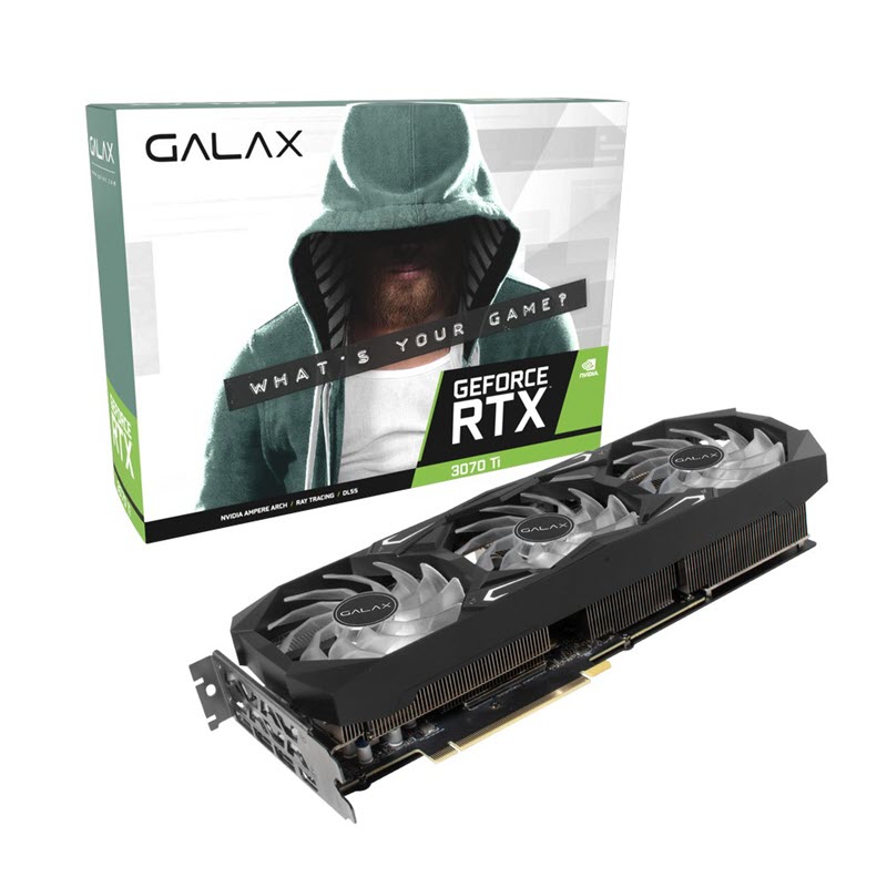 การ์ดจอ Galax Geforce RTX 3070 Ti SG 8GB GDDR6 256 Bit VGA LHR การ์ดจอ Galax Geforce RTX 3070 Ti SG 8GB GDDR6 256 Bit VGA LHR