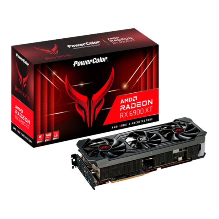 การ์ดจอ Power Color Red Devil Radeon RX 6900 XT Ultimate 16GB GDDR6 VGA การ์ดจอ Power Color Red Devil Radeon RX 6900 XT Ultimate 16GB GDDR6 VGA