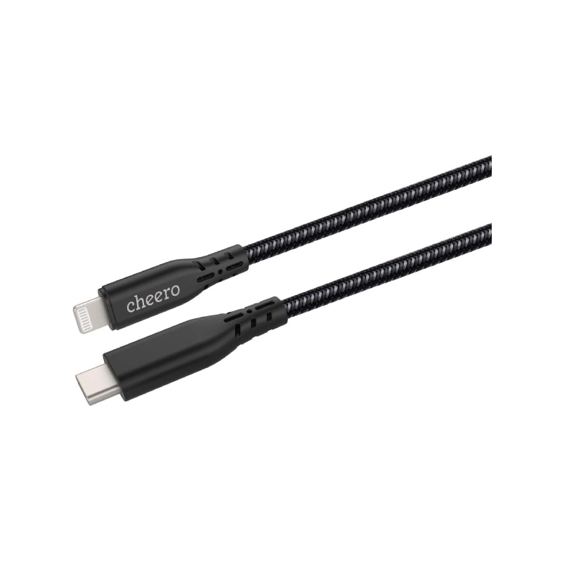 สายชาร์จ Cheero Type-C to Lightning Cable 100 CM Black 1