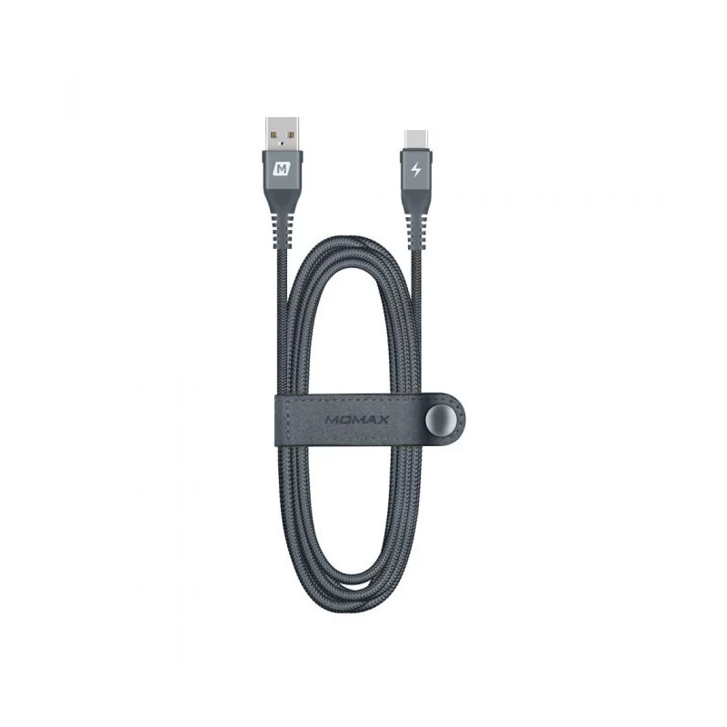 สาบชาร์จ Momax Elite Link USB-A to USB Type-C Cable (1.2M) Black 1