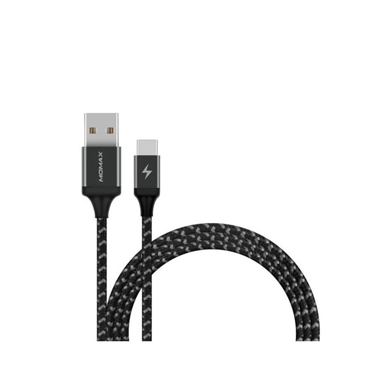 momax-zero-type-c-to-usb-a-cable-1-m-black