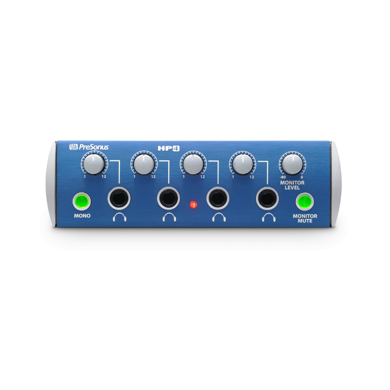 PreSonus HP4 Headphone Amps Blue 1