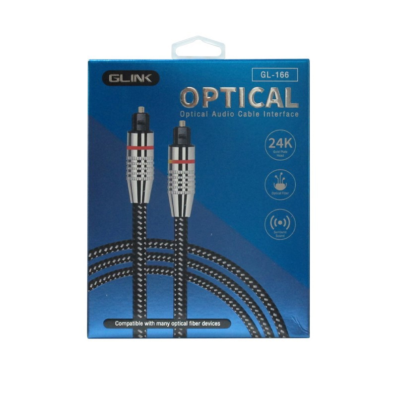 สายแปลง GLINK GL-166 Optical Audio Cable สายแปลง GLINK GL-166 Optical Audio Cable