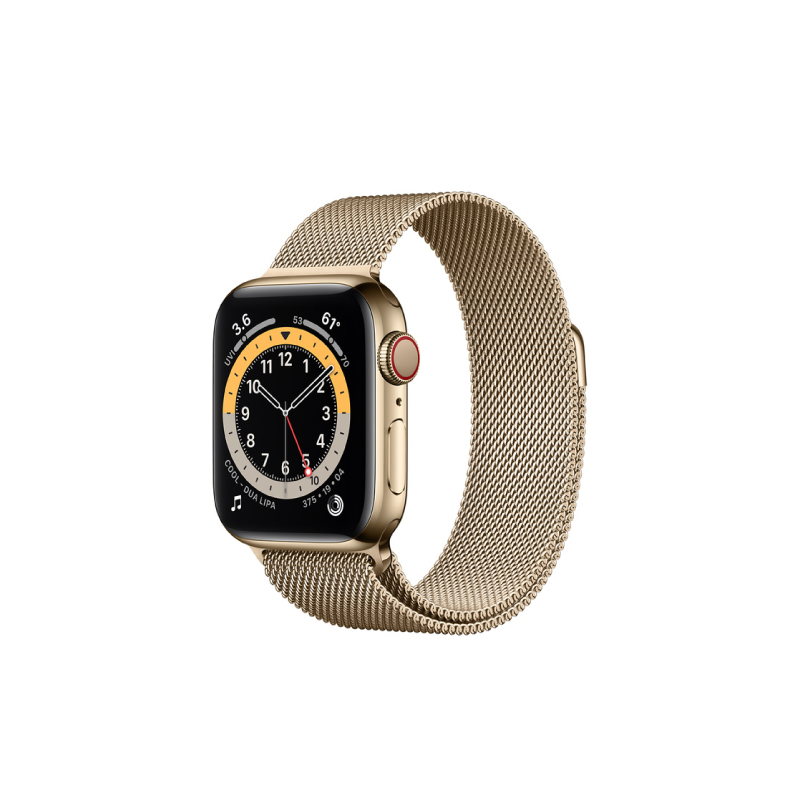 นาฬิกา Apple Watch Series 6 Space Gold Stainless Steel Case with Milanese Loop นาฬิกา Apple Watch Series 6 Space Gold Stainless Steel Case with Milanese Loop
