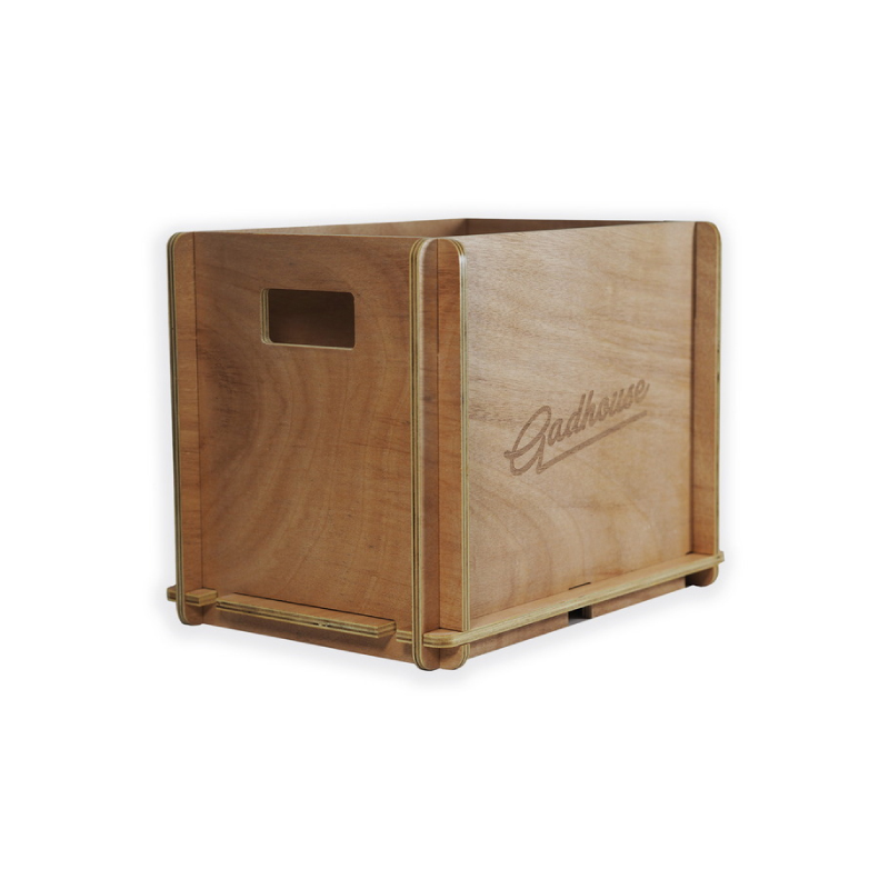ลังไม้เก็บแผ่นเสียง Gadhouse Vinyl Storage Crate ลังไม้เก็บแผ่นเสียง Gadhouse Vinyl Storage Crate