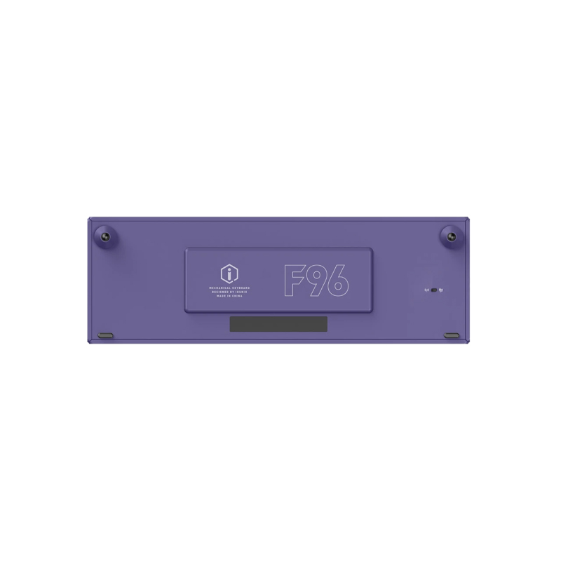 คีย์บอร์ดไร้สาย IQUNIX F96 Grape Milk Wireless Mechanical Keyboard (EN) RGB Backlit Cherry Brown Switch