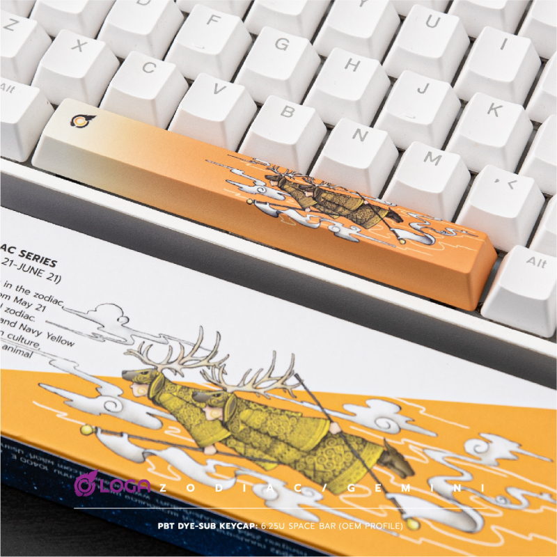 คีย์แคป Loga Zodiac Series Gemini Keycaps 3