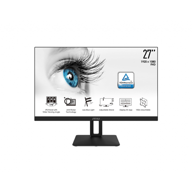 จอคอม MSI PRO MP271P 27" IPS Monitor 75Hz จอคอม MSI PRO MP271P 27" IPS Monitor 75Hz