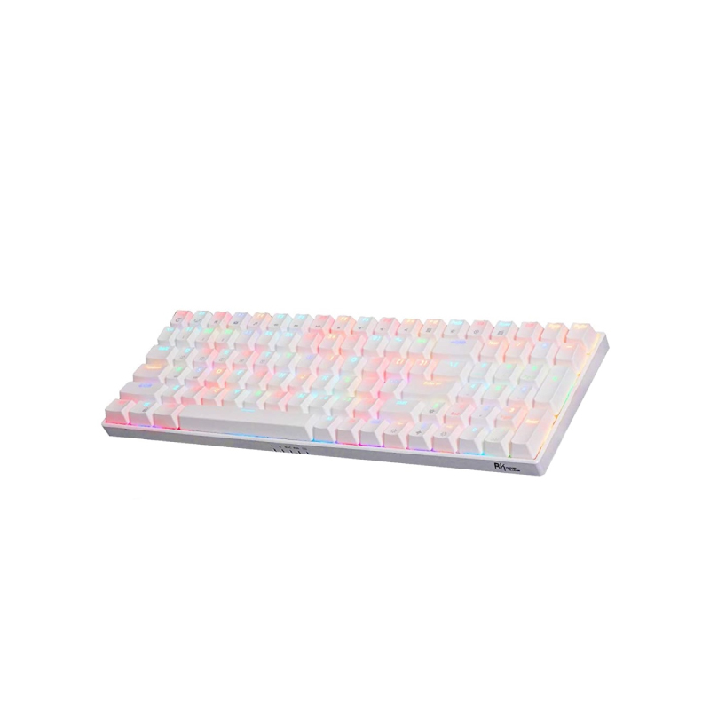 คีย์บอร์ด Royal Kludge RK100 White Wireless Mechanical Keyboard คีย์บอร์ด Royal Kludge RK100 White Wireless Mechanical Keyboard