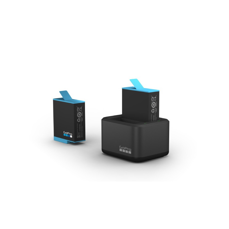 GoPro Dual Battery Charger + Battery For Hero 9 GoPro Dual Battery Charger + Battery For Hero 9