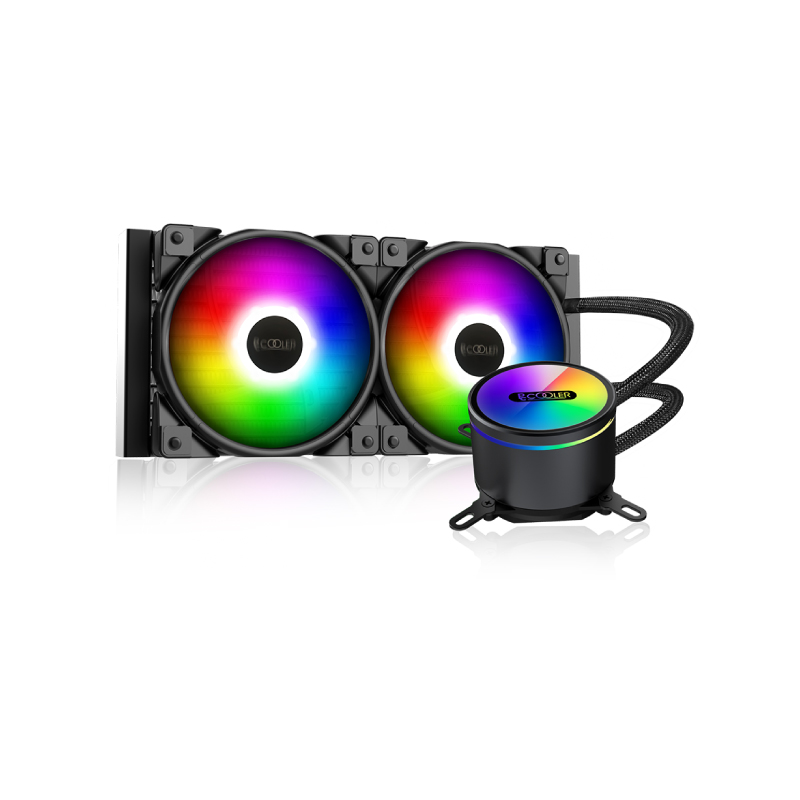 ชุดน้ำ PC Cooler GI-CX240 ARGB CPU AIO Liquid Cooler ชุดน้ำ PC Cooler GI-CX240 ARGB CPU AIO Liquid Cooler