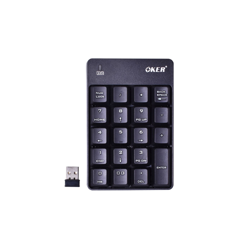 คีย์บอร์ด OKER KP-052 Wireless Keyboard คีย์บอร์ด OKER KP-052 Wireless Keyboard