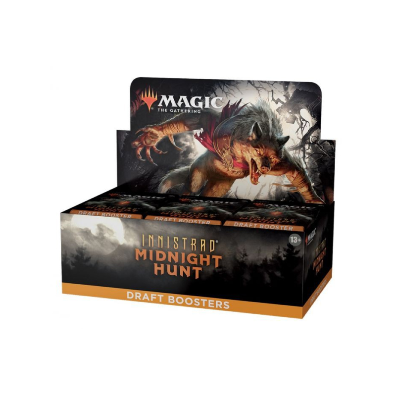 การ์ดเกม Magic The Gathering: Innistrad Midnight Hunt (MID) Draft Booster Box การ์ดเกม Magic The Gathering: Innistrad Midnight Hunt (MID) Draft Booster Box