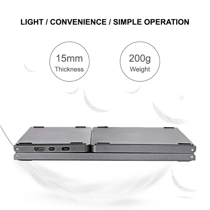 คีย์บอร์ด OKER BT-033 Wireless Folding Keyboard Black