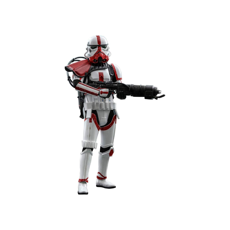 ฟิกเกอร์ Hot Toys Incinerator Stormtrooper: The Mandalorian 1/6 Scale Figure ฟิกเกอร์ Hot Toys Incinerator Stormtrooper: The Mandalorian 1/6 Scale Figure