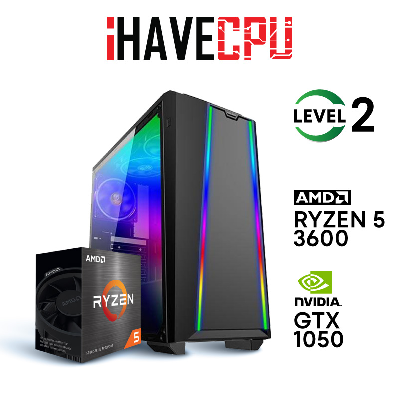 iHAVECPU Ryzen 5 3600 Zotac GTX 1050 Ti OC Set 7 Computer Set iHAVECPU Ryzen 5 3600 Zotac GTX 1050 Ti OC Set 7 Computer Set