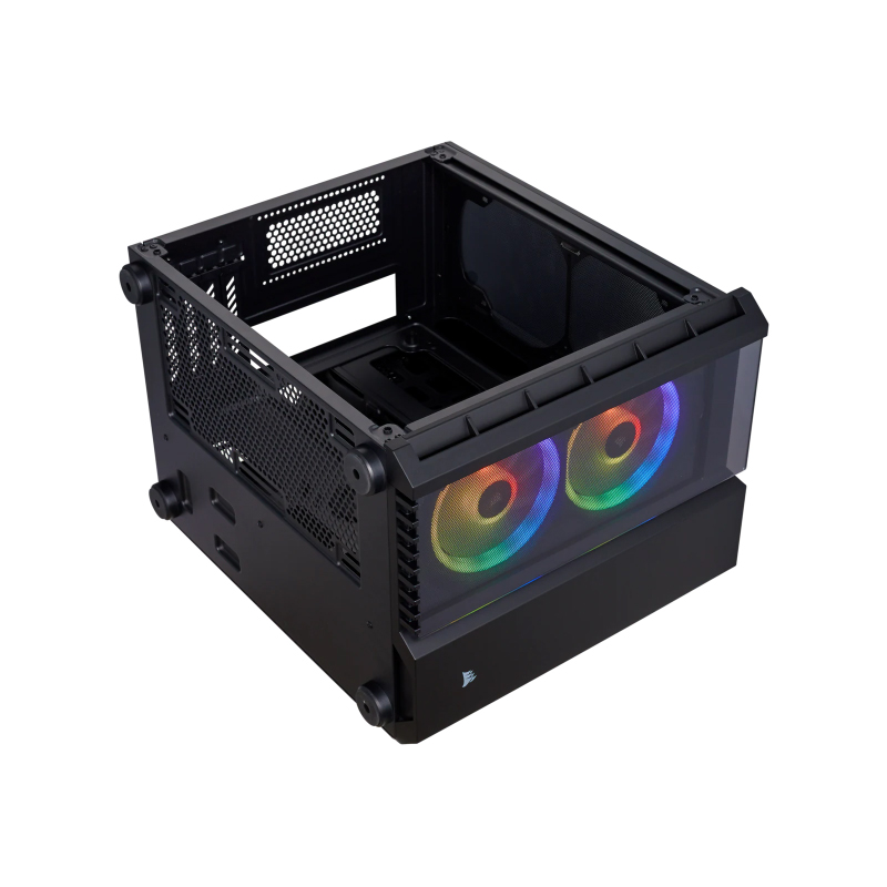 เคส Corsair 280X RGB Tempered Glass Micro ATX Computer Case Black