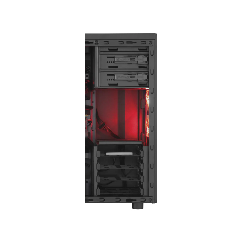 เคส Corsair SPEC-01 Red LED Mid-Tower Gaming Case Black
