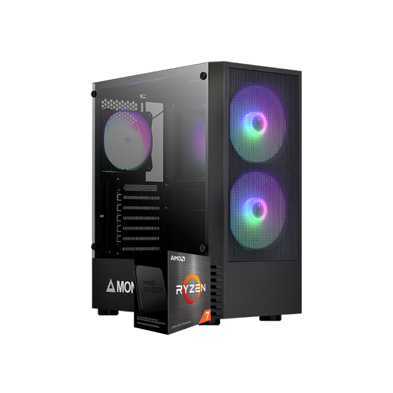 iHAVECPU Ryzen 7 2700X RX 6600 Set 60 Computer Set