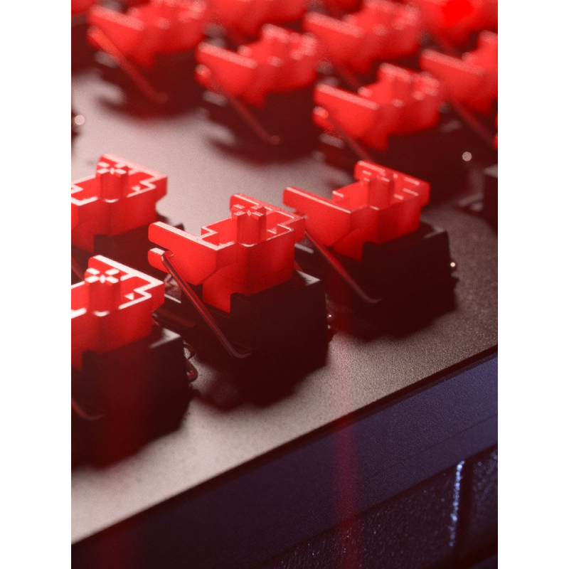 คีย์บอร์ด Razer Huntsman V2 TKL Optical Gaming Keyboard Black Linear Red