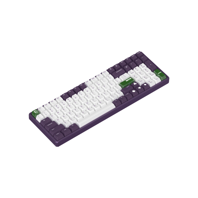 คีย์บอร์ดไร้สาย IQUNIX F96 Joker Wireless Mechanical Keyboard (EN) RGB Backlit Gateron Brown Switch