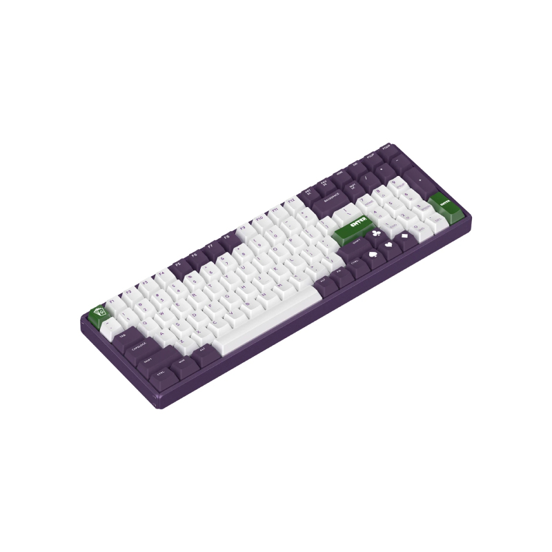 คีย์บอร์ดไร้สาย IQUNIX F96 Joker Wireless Mechanical Keyboard (EN) RGB Backlit Gateron Brown Switch 3