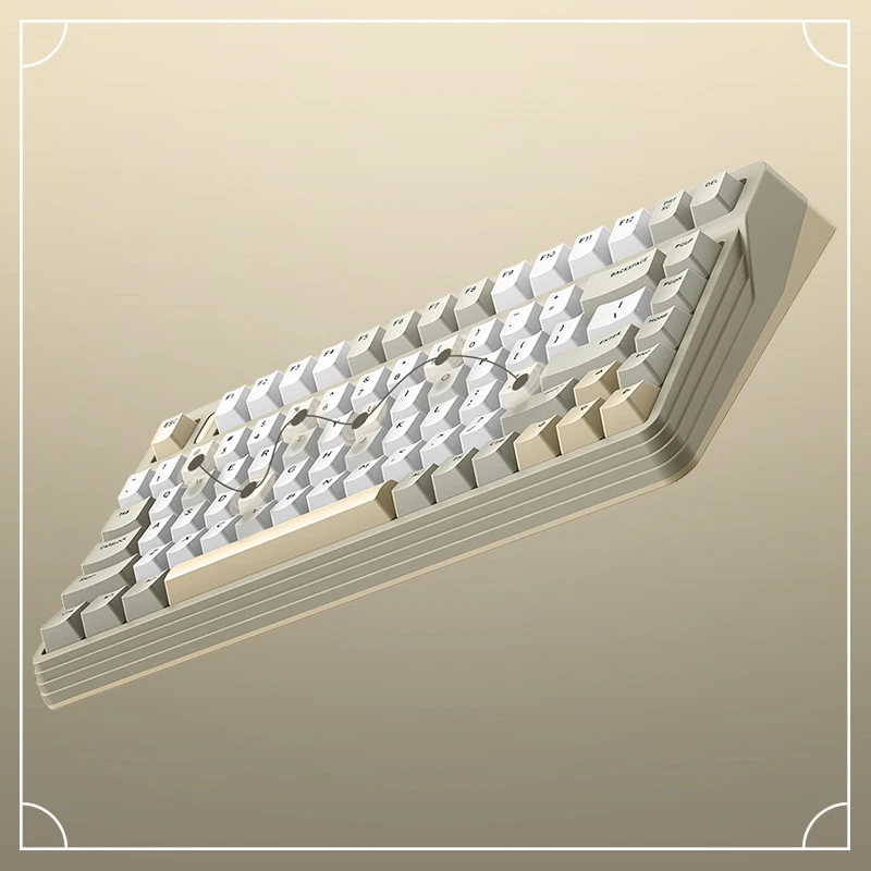 คีย์บอร์ดไร้สาย IQUNIX L80 Raffaello Wireless Mechanical Keyboard (EN) RGB Backlit Gateron Brown Switch 2