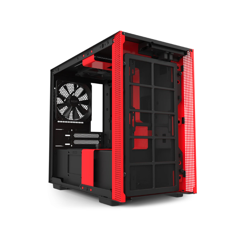 เคส NZXT H210 Mini ITX Black/Red Computer Case