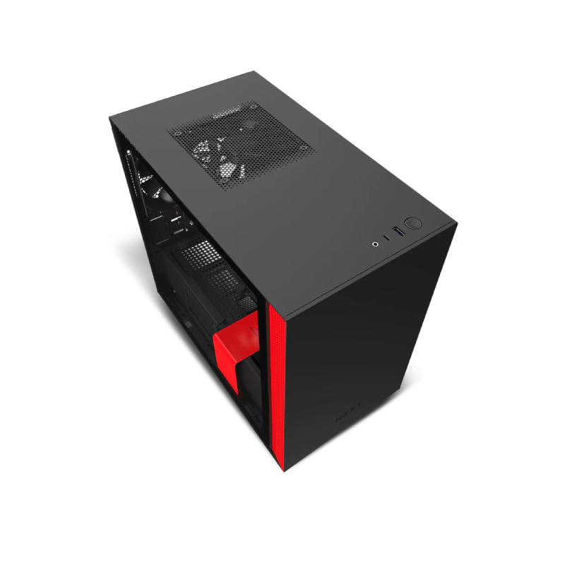 เคส NZXT H210 Mini ITX Black/Red Computer Case