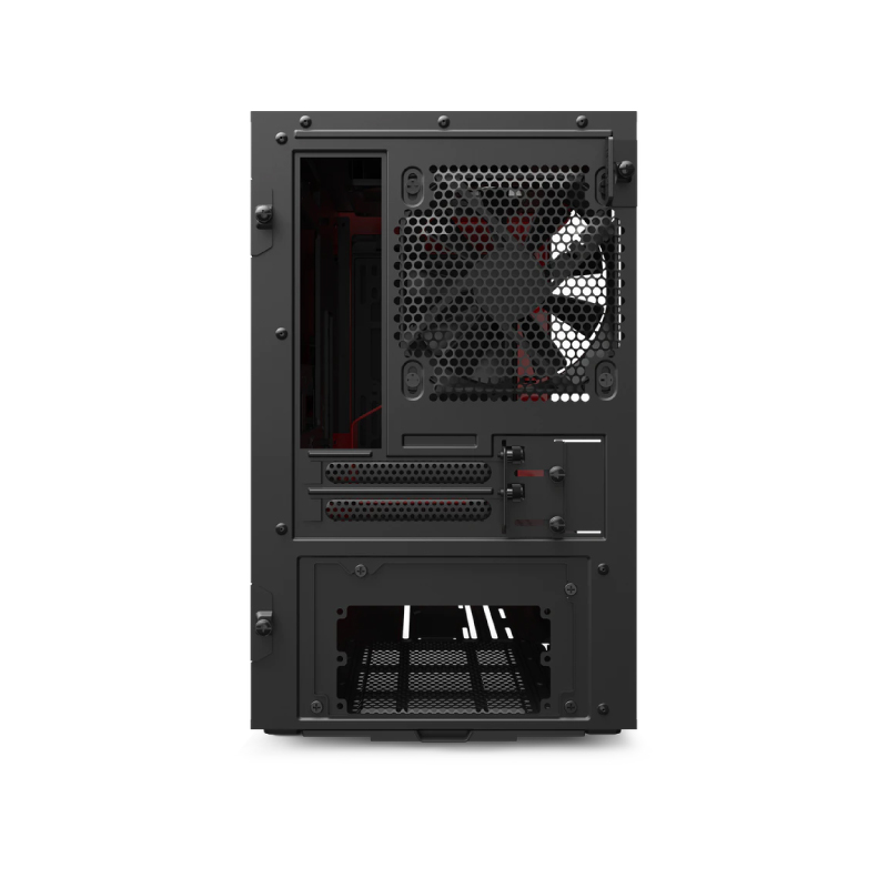 เคส NZXT H210 Mini ITX Black/Red Computer Case