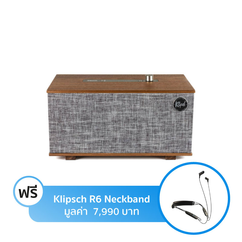 ลำโพง Klipsch The Three With Google Assistant Bluetooth Speaker ลำโพง Klipsch The Three With Google Assistant Bluetooth Speaker