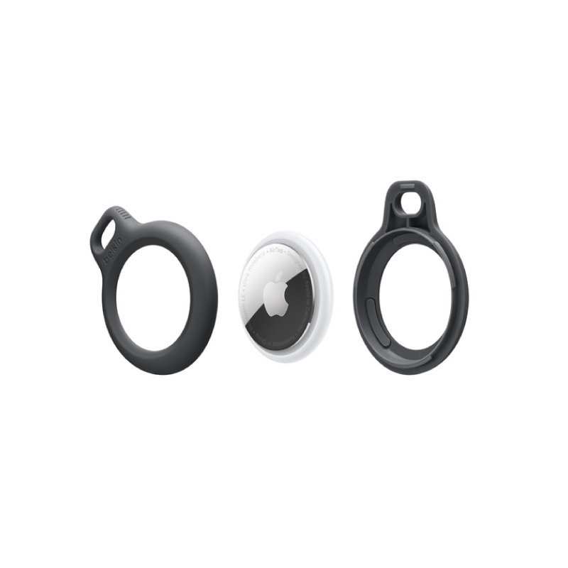 Belkin Secure Holder with Key Ring AirTag Case Black