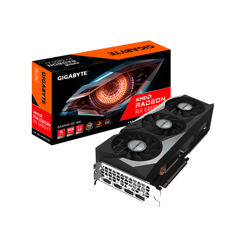 การ์ดจอ Gigabyte Radeon RX 6800 XT GAMING OC 16G GDDR6 VGA