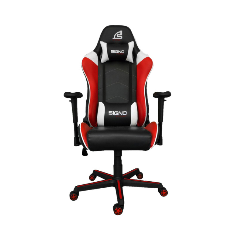 เก้าอี้เล่นเกม Signo GC-202 Gaming Chair Black/White