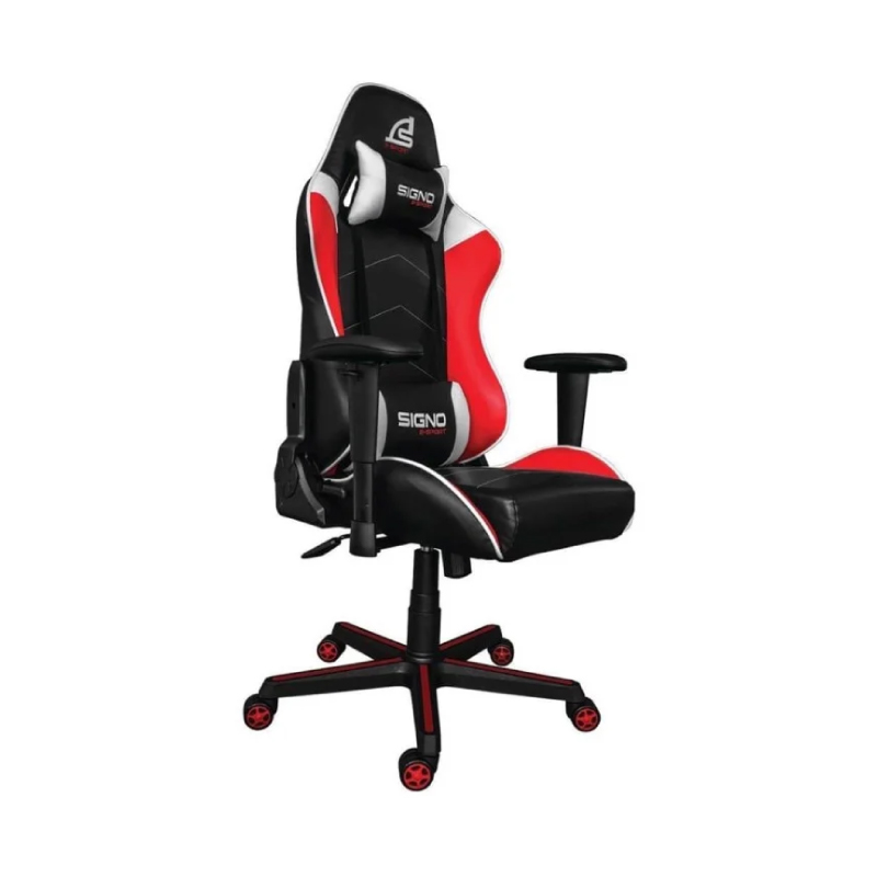 เก้าอี้เล่นเกม Signo GC-202 Gaming Chair Black/White