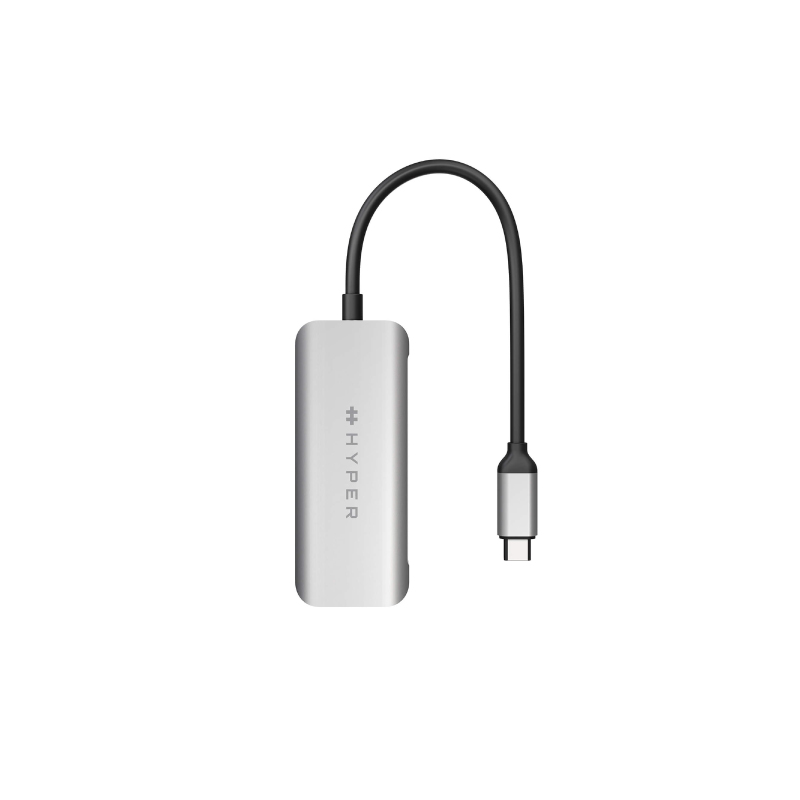 ตัวแปลง Hyper HyperDrive 4-in-1 USB-C Hub Silver