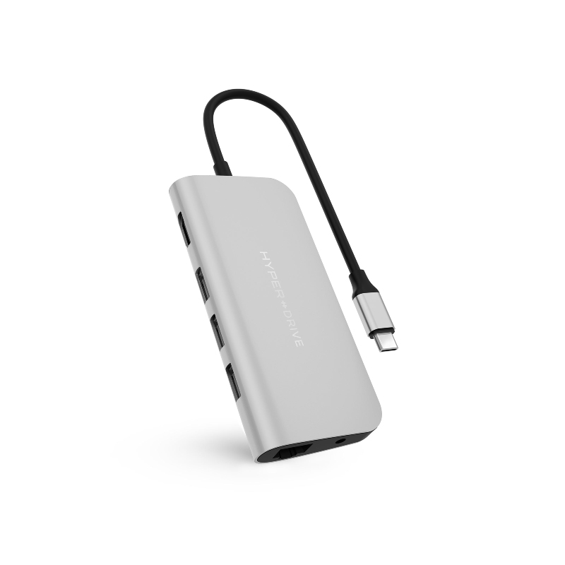 ตัวแปลง Hyper HyperDrive POWER 9-in-1 USB-C Hub Silver 1