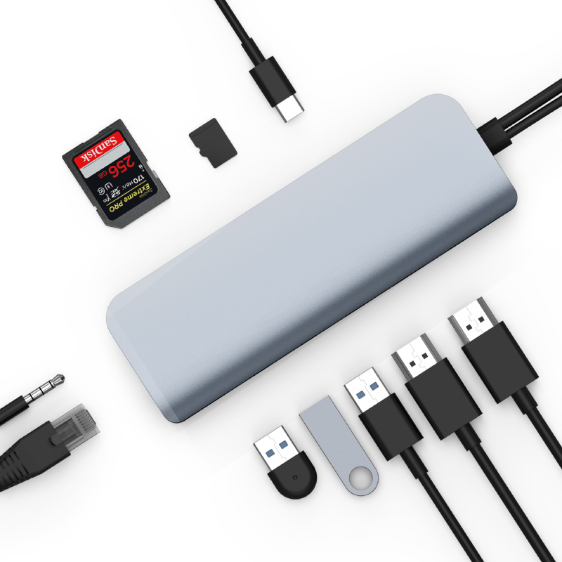 ตัวแปลง Hyper HyperDrive VIPER 10-in-2 USB-C Hub Silver