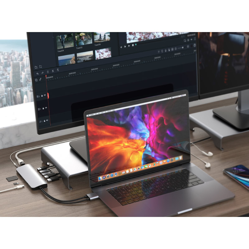 ตัวแปลง Hyper HyperDrive VIPER 10-in-2 USB-C Hub Silver